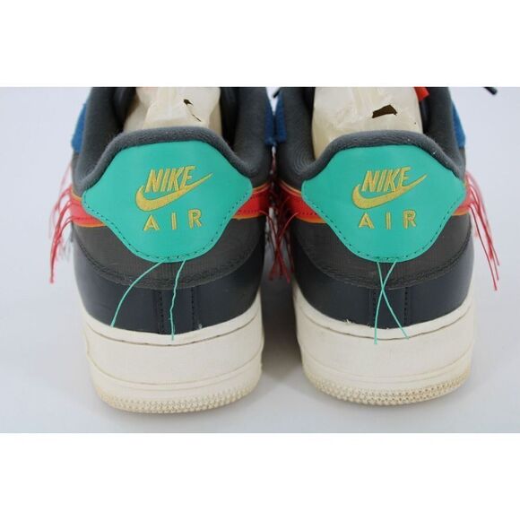 Nike Air Force 1 Low BHM Size 11 DK Smoke Grey/Track Red CT5534 001 - Picture 8 of 11